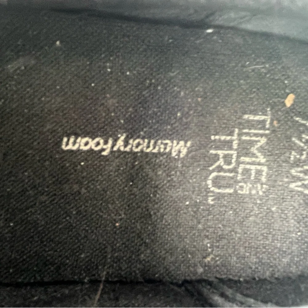 Time and Tru Black and White Athletic Shoes 7.5 Memory Foam - Picture 5 of 8